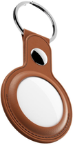 Skórzany brelok KeyBudz Leather Keyring do Apple AirTag (2 Pack) Tan (AT2_S1_TAN) - obraz 3