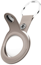 Skórzany brelok KeyBudz Leather Keyring do Apple AirTag (2 Pack) Sandy Beige (AT2_S1_SBG) - obraz 4