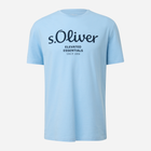Koszulka męska s.Oliver 10.3.11.12.130.2141458-50D1 XL Błękitna (4099975042784) - obraz 4