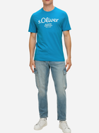 Футболка чоловіча s.Oliver 10.3.11.12.130.2141458-62D1 S Синя (4099975042814) - зображення 3