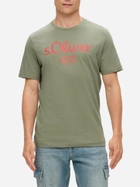 Koszulka męska s.Oliver 10.3.11.12.130.2141458-73D1 XL Oliwkowa (4099975043026) - obraz 1