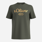 Koszulka męska s.Oliver 10.3.11.12.130.2141458-79D2 XL Khaki (4099975043149) - obraz 4