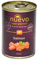 Вологий корм для котів Nuevo Adult Salmon з лососем 400 г (4250231595141) - зображення 1