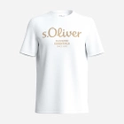 Koszulka męska s.Oliver 10.3.11.12.130.2141458-01D2 M Biała (4099975042524) - obraz 4