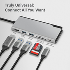 Stacja dokująca Alogic USB-C Ultra UNI Gen 2 Silver (ULDUNIV2-SGR) - obraz 3