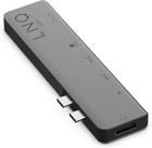 Hub USB Linq 7-w-2 TB Pro Multiport USB-C 10 Gbps Silver (LQ48012) - obraz 2