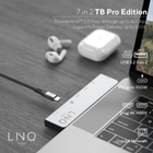Hub USB Linq 7-w-2 TB Pro Multiport USB-C 10 Gbps Silver (LQ48012) - obraz 4