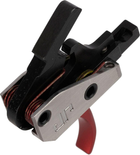 Ударно-спусковий механізм JP Enterprises Fire Control Module Curved Trigger Red для карабінів на базі AR-10/AR-15 - зображення 3