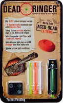 Мушка Dead Ringer 3/8 Accu-Bead Extreme Single Pack (на планку 9,5 мм). 3 кольорові вставки - зображення 2