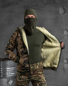 Куртка тактическая SoftShell на овчине мультикам M - изображение 1