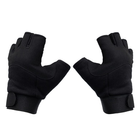 Рукавиці тактичні MIL-TEC Army Fingerless Gloves Black M - зображення 3