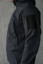 Чоловіча куртка ДСНС Softshell темно-синій колір з анатомічним покроєм темно-синій S - зображення 3