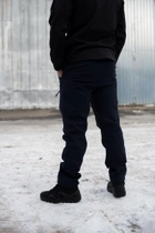 Мужской демисезонный Костюм ДСНС Softshell с Липучками под Шевроны темно-синяя Куртка и брюки 3XL - изображение 11