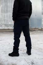 Мужской демисезонный Костюм ДСНС Softshell с Липучками под Шевроны темно-синяя Куртка и брюки L - изображение 10