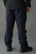 Мужской демисезонный Костюм ДСНС Softshell с Липучками под Шевроны темно-синяя Куртка и брюки M - изображение 5