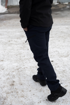 Чоловічий демісезонний Костюм ДСНС Softshell із Липучками під Шеврони темно-синя Куртка та штани 2XL - зображення 13