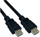 Кабель DPM HDMI to HDMI прямий конектор 1.5 м чорний (BMHDMI15) (5900672655223) - зображення 1