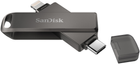 Pamięć flash USB SanDisk iXpand Luxe 128GB USB Type-C + Lightning Black (SDIX70N-128G-GN6NE) - obraz 3