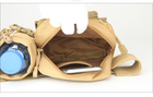 Поясная бананка, тактическая сумка с отделением для бутылки Койот 3000 - изображение 7