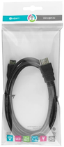 Kabel DPM HDMI to mini HDMI wtyk prosty 1.5 m czarny (BMHDMIM1) (5900672656565) - obraz 3