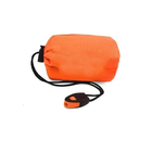 Термоспальный мешок-одеяло аварийный термоспальник с сигнальным свистком в чехле (водонепроницаем и ветронепроницаем) Польша - изображение 8
