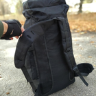 Рюкзак тактический походный DBZO объем 65 л черный - изображение 5