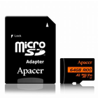 Карта пам'яті Apacer microSDXC 64GB Class 10 UHS-I U3 R-100 MB/s AP64GMCSX10U8-R