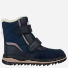 Дитячі зимові черевики для дівчинки GEOX GEOJ36EWB054FUC4002 33 Сині (8056206356351) - зображення 1