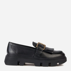 Loafersy damskie skórzane GEOX GEOD36UAC00085C9999 36 Czarne (8056206343665) - obraz 1