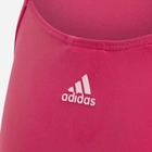 Підлітковий суцільний купальник для басейну для дівчинки Adidas Ya Lineage Suit DQ3372 170 см Рожевий (4060515244852) - зображення 3