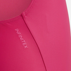 Підлітковий суцільний купальник для басейну для дівчинки Adidas Ya Lineage Suit DQ3372 170 см Рожевий (4060515244852) - зображення 5