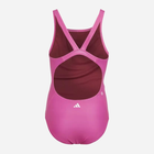 Młodzieżowy strój kąpielowy jednoczęściowy na basen dla dziewczynki Adidas Big Bars Suit IC4722 164 cm Różowy (4066745117003) - obraz 2