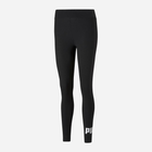 Legginsy sportowe damskie Puma Ess Logo Leggings 586832-01 L Czarne (4063697216396) - obraz 4