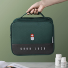 Аптечка для ліки, медична сумка-органайзер, кейс для зберігання медикаментів Green - зображення 3