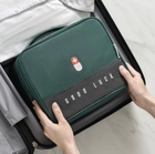Аптечка для ліки, медична сумка-органайзер, кейс для зберігання медикаментів Green - зображення 5