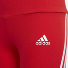 Legginsy dziecięce dla dziewczynki sportowe Adidas G 3S Tight GT6890 128 cm Czerwone (4064054888034) - obraz 4