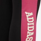 Дитячі спортивні лосини для дівчинки Adidas Lg Cot Tight H38384 104 см Чорні (4064057116707) - зображення 4