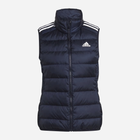 Bezrękawnik puchowy krótki damski Adidas W Ess Down Ves GT9137 2XL Granatowy (4064054632187) - obraz 1