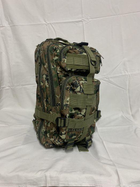 Штурмовой рюкзак сумка на плечи 30 л пиксельный камуфляж - изображение 9