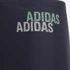 Młodzieżowe kąpielówki bokserki dla chłopca Adidas Logo Swim Brief H49556 152 cm Ciemnoszare (4066745079035) - obraz 3