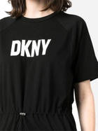 Sukienka T-shirtowa długa letnia damska DKNY DKNYP1BD7EGQ-BLK S Czarne (794278926543) - obraz 2