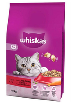 Sucha karma dla kotów Whiskas z wołowiną 1.9 kg (5900951305634) - obraz 1