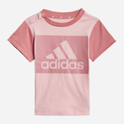 Komplet dziecięcy dla dziewczynki (koszulka + spodenki) Adidas I Bl T Set GN3927 74 cm Różowy (4066745168647) - obraz 2