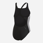 Дитячий суцільний купальник для басейну для дівчинки Adidas Fit Suit 3S Y DQ3319 104 см Чорний (4060515092200) - зображення 2