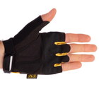Перчатки с открытыми пальцами MECHANIX BC-5628 Черно-Желтый М - зображення 6