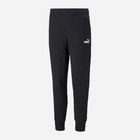 Спортивні штани теплі на флісі жіночі Puma Ess Sweatpants Fl Cl 586839-01 XS Чорні (4063697171169) - зображення 1