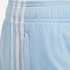Dziecięce spodnie dresowe dla dziewczynki Adidas Superstar Pants DV2882 134 cm Błękitne (4060515196847) - obraz 3