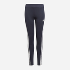 Legginsy dziecięce dla dziewczynki sportowe Adidas G 3S Tig GN1452 116 cm Granatowe (4062065011168)