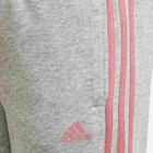 Підліткові спортивні штани для дівчинки Adidas G 3S Ft C Pt GN4077 164 см Сірі (4064036015328) - зображення 4