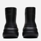 Жіночі гумові чоботи низькі Crocs Classic Crush Rain Boot 207946-BLK 36-37 Чорні (196265150496) - зображення 6